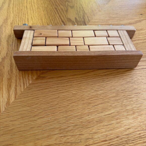 Hanukkah Menorah Western Wall Kotel Judaica Chanukah Hand-Crafted Cherry / Pine - Picture 5 of 9